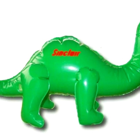 FACTORY SEALED Official Sinclair Oil Gasoline Promo Inflatable Blow Up Dinosaur - Picture 1 of 1